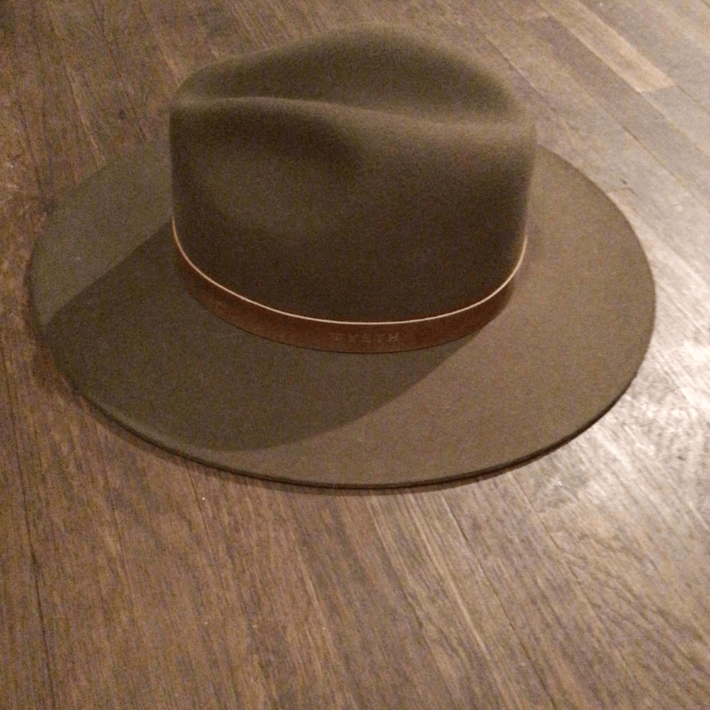 NEW!Wyeth Rustic green Rancher hat